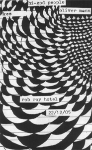 HGP flyer: live at Rob Roy