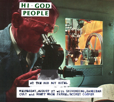 HGP flyer: live at Rob Roy