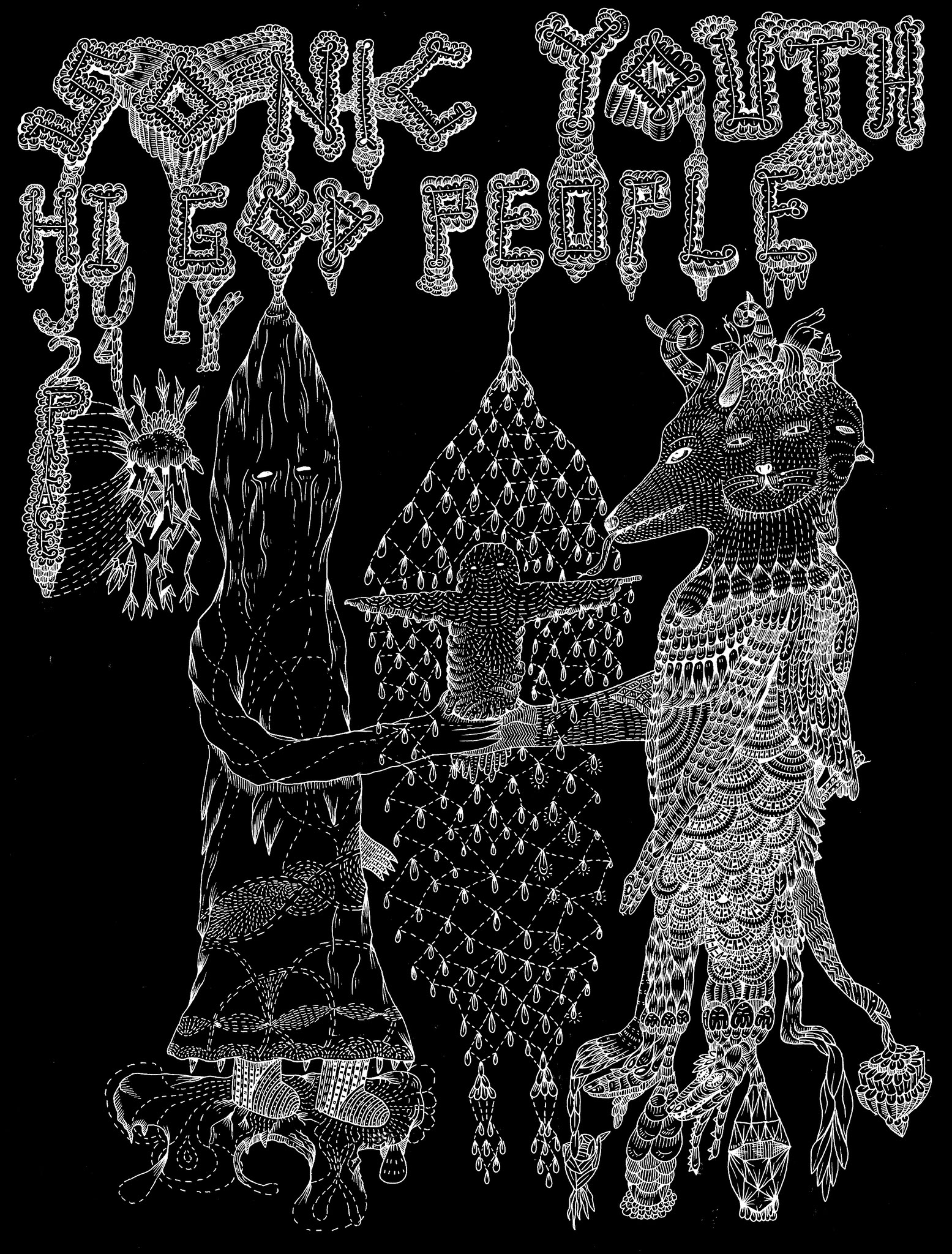 HGP flyer: supporting Sonic Youth